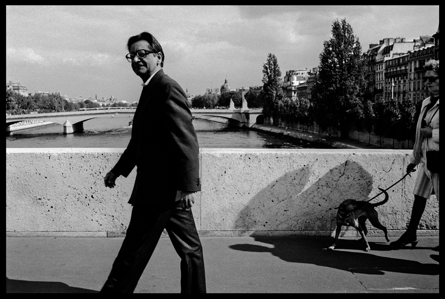 FRANCE. Paris. Writer V.S. NAIPAUL. 1992.
