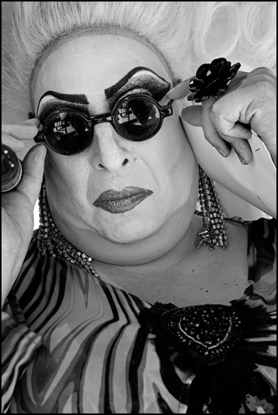 ISRAEL. Tel Aviv. Gay Pride 2015. A drag queen.