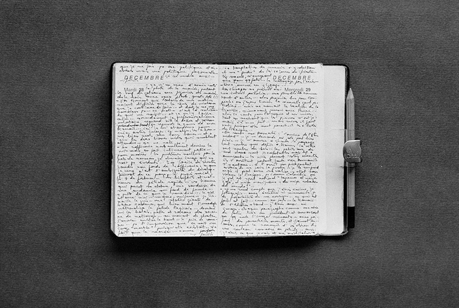 MEXICO. 1983. ABBAS's handwritten diary.