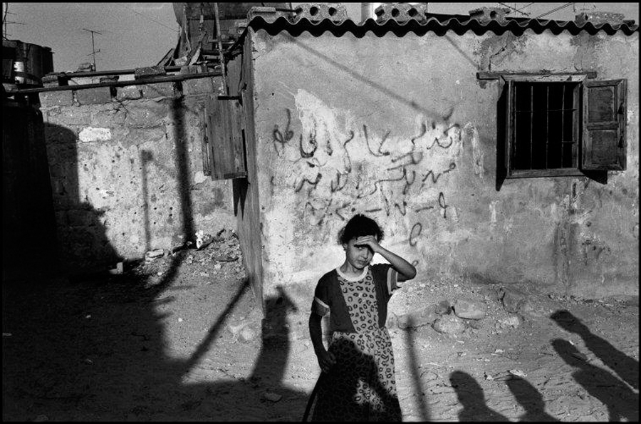 ISRAEL. Gaza. 1991. Jalabiya refugee camp for Palestininans.